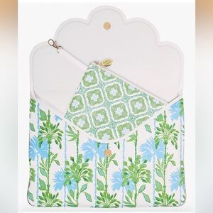Lilly Pulitzer Swayin in the Breeze Padded Tech Sleeve with Small Zip Pouch NWT